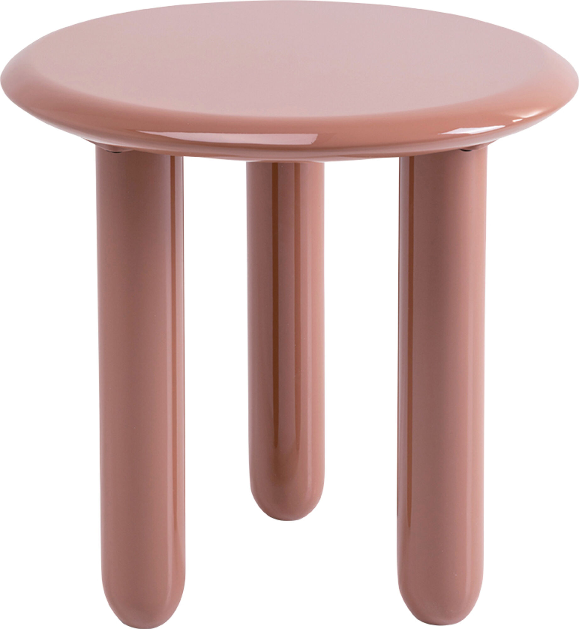 Beistelltisch Eliano Mocha Braun Ø50cm – Grafik-1.