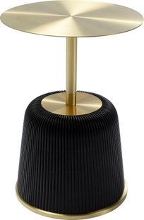 Beistelltisch Endless Vegas Schwarz Ø40cm – Grafik-1.