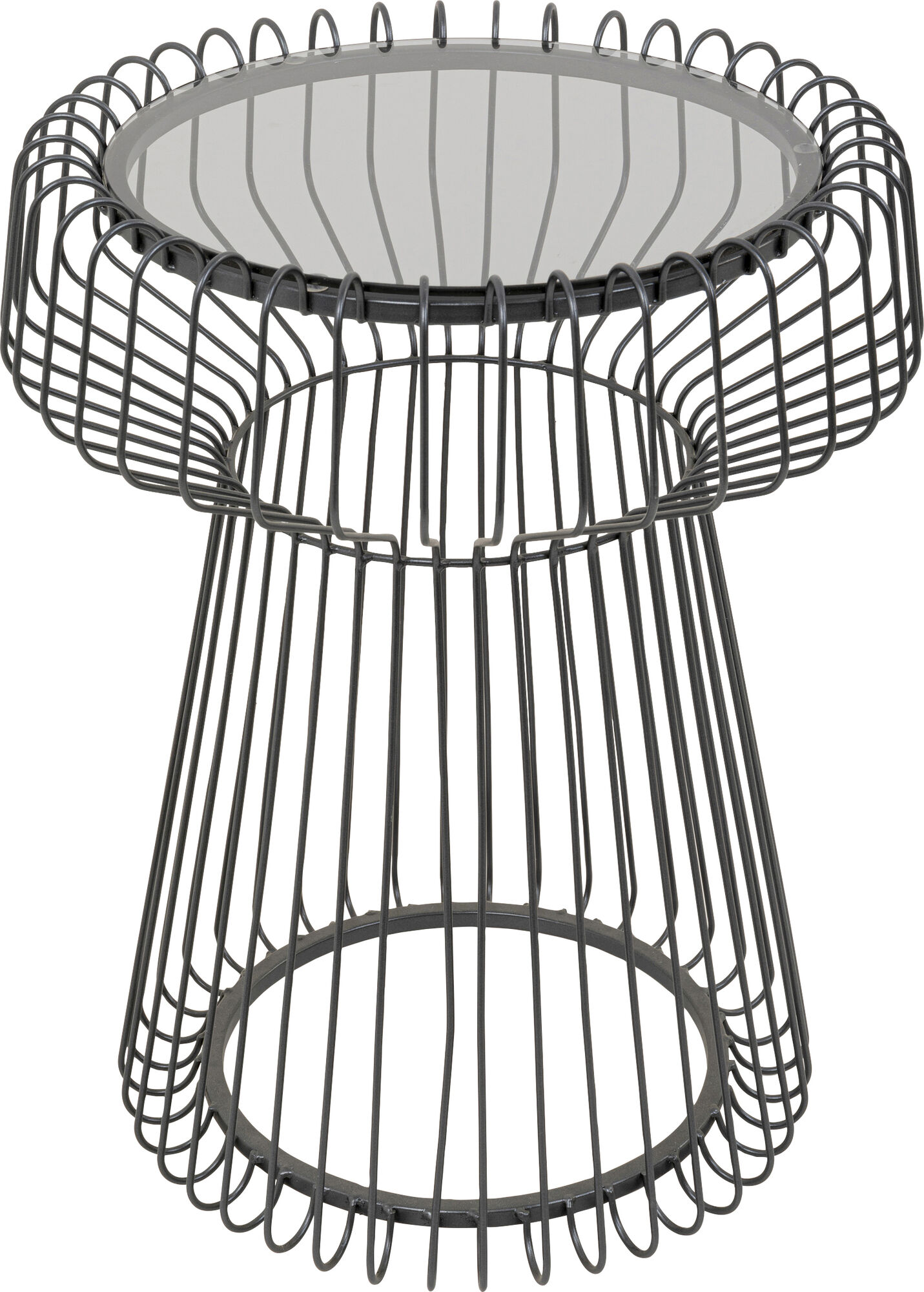 Beistelltisch Lisboa Schwarz Ø38cm – Grafik-1.
