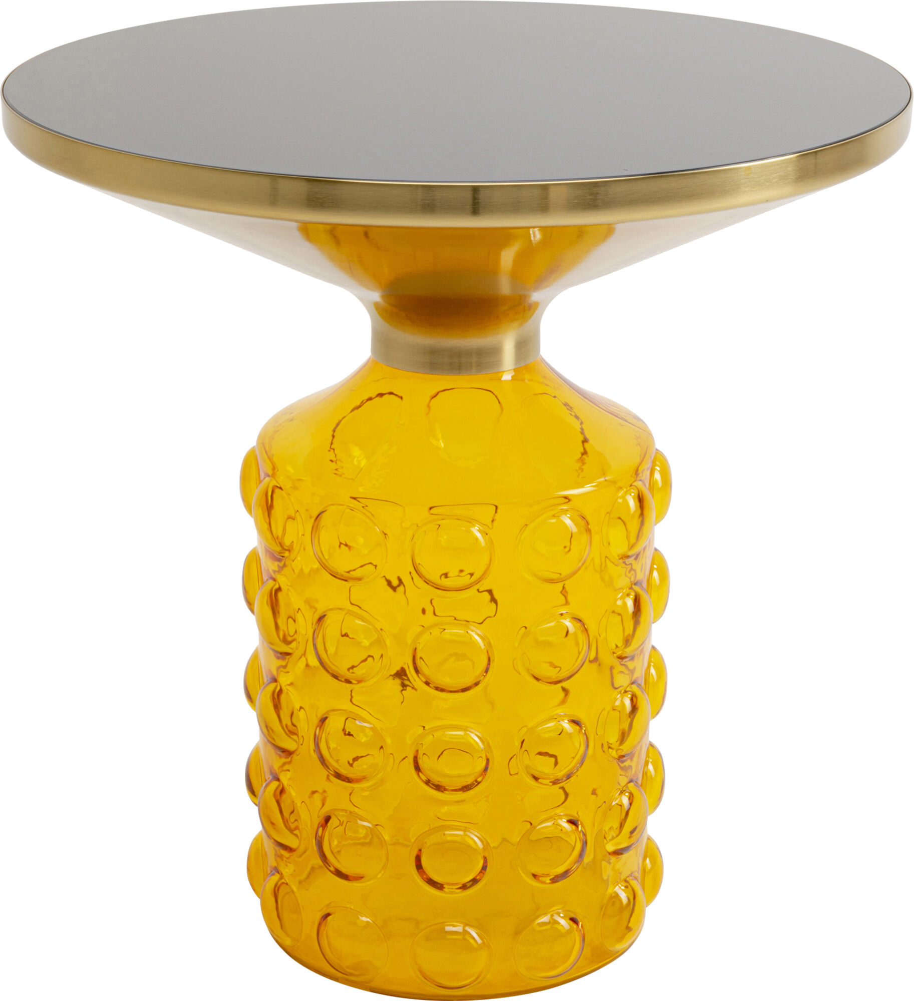 Beistelltisch Lola Gelb Ø50cm – Grafik-1.