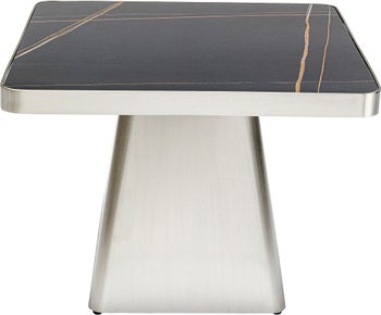 Beistelltisch Miler Silber 60x60cm – Grafik-1.