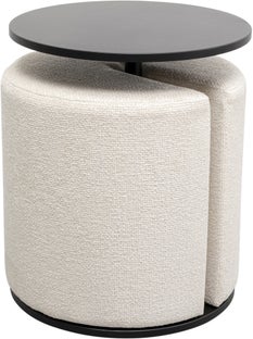 Beistelltisch mit Hocker Better Together (2-tlg.) – Grafik-1.