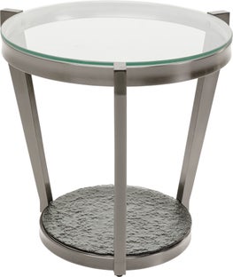 Beistelltisch Monocolo Graphit Ø50cm – Grafik-1.