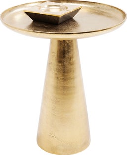 Beistelltisch Plateau Uno Brass Ø45cm – Grafik-1.
