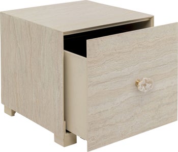 Beistelltisch Travertino Drawer 45x45cm – Grafik-1.