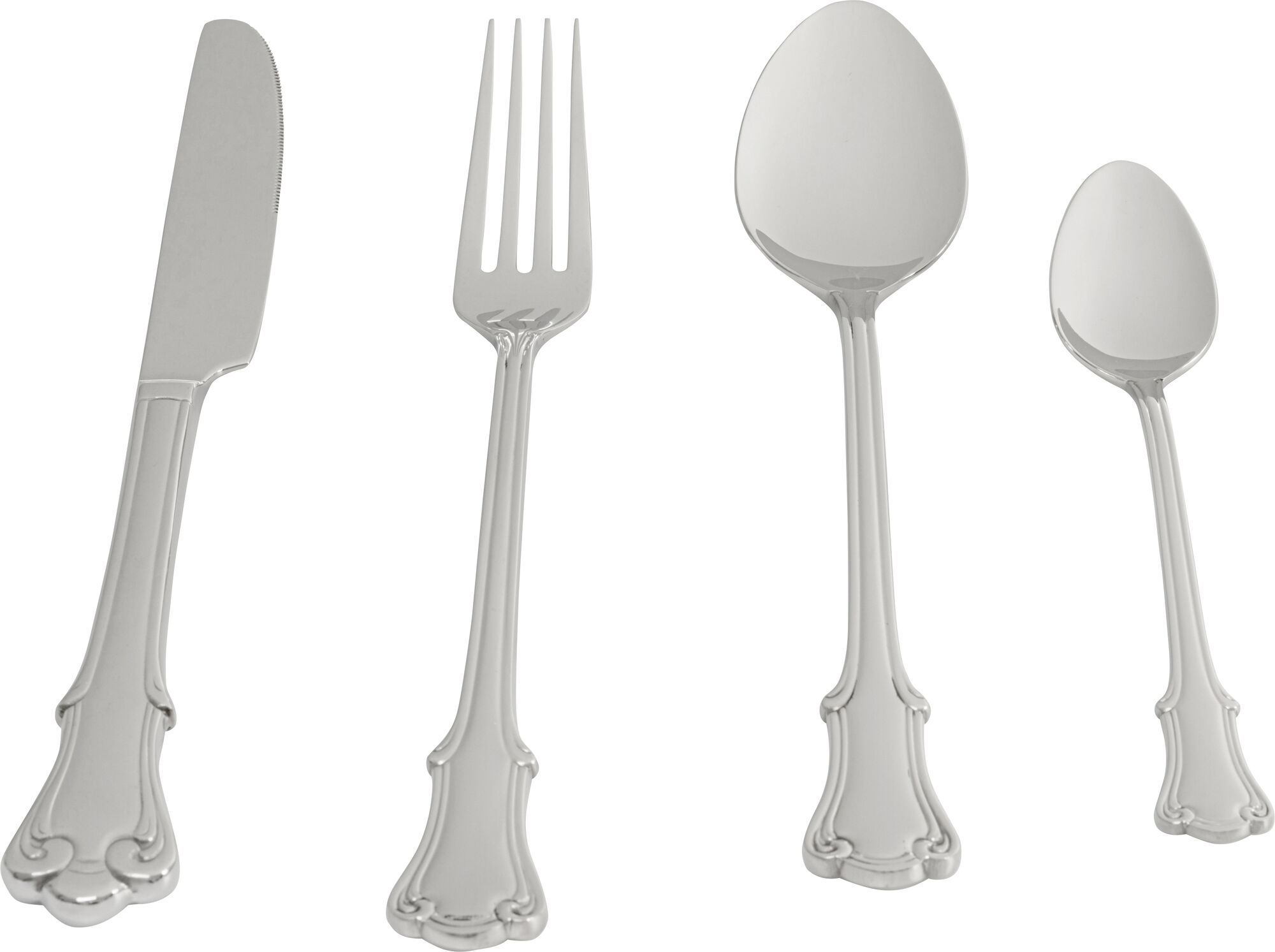 Besteck Andrina Silber (16/tlg.) – Grafik-1.