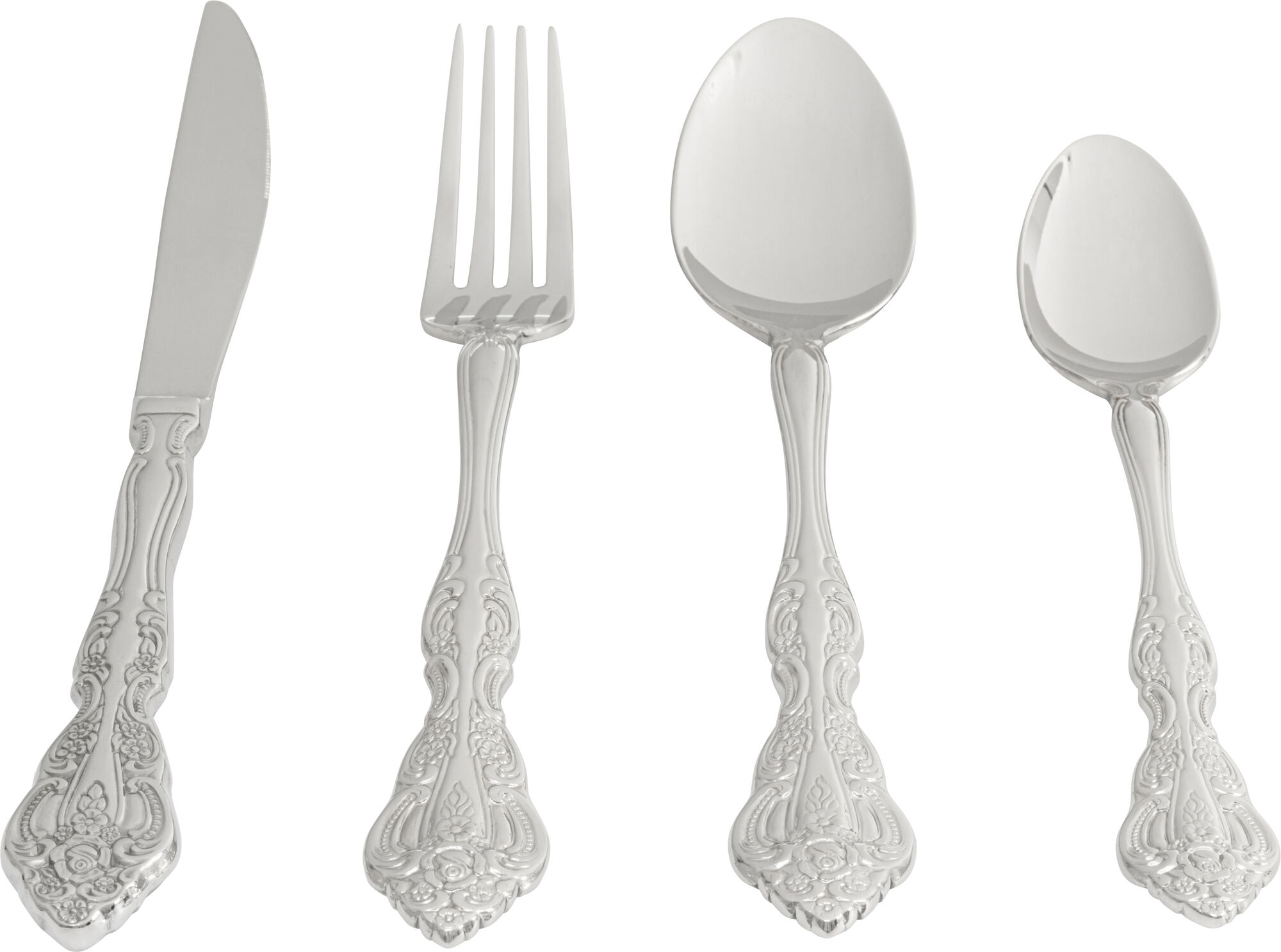 Besteck Attina Silber (16/tlg.) – Grafik-1.