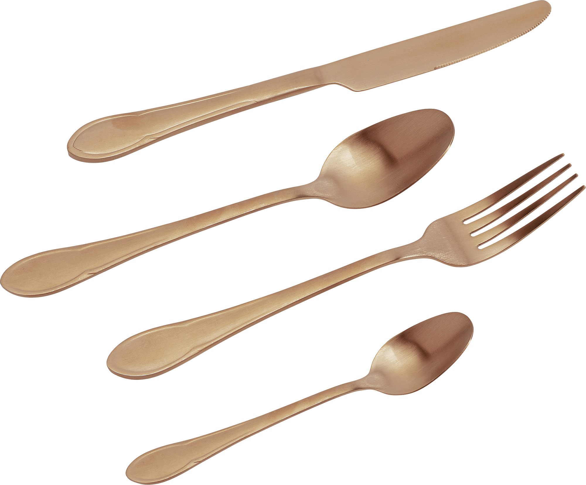 Produkt: Besteck Cucina Kupfer Matt (16/tlg.).