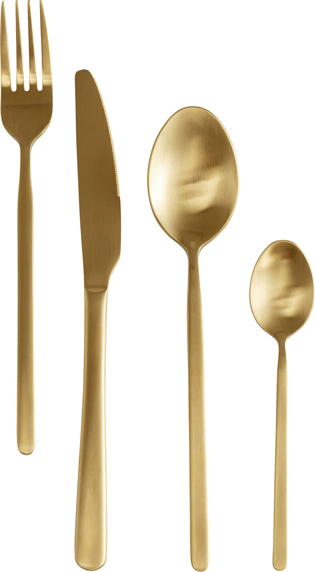 Besteck Gloria Matt Gold (16/tlg.) – Grafik-1.
