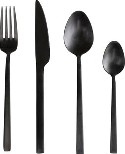 Besteck Gloria Matt Schwarz (16/tlg.) – Grafik-1.