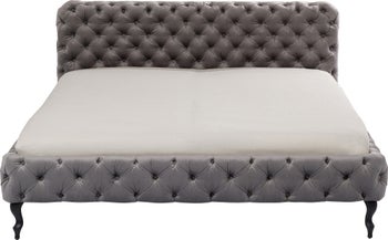 Bett Desire Velvet Silbergrau 180x200 cm – Grafik-1.