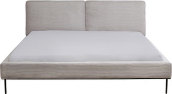 Bett East Side Cord Grau 180x200cm – Grafik-1.