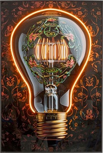 Bild Art Bulb LED 80x120cm – Grafik-1.
