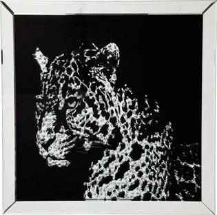 Bild Frame Mirror Leopard 80x80cm – Grafik-1.
