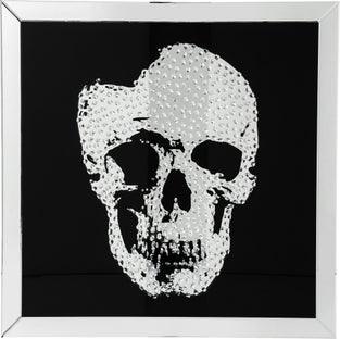 Bild Frame Mirror Skull 100x100cm – Grafik-1.
