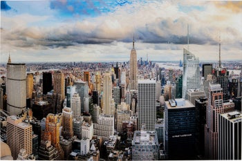 Bild Glas City View 150x100cm – Grafik-1.