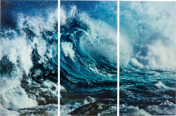 Bild Glas Triptychon Wave (3/Set) – Grafik-1.