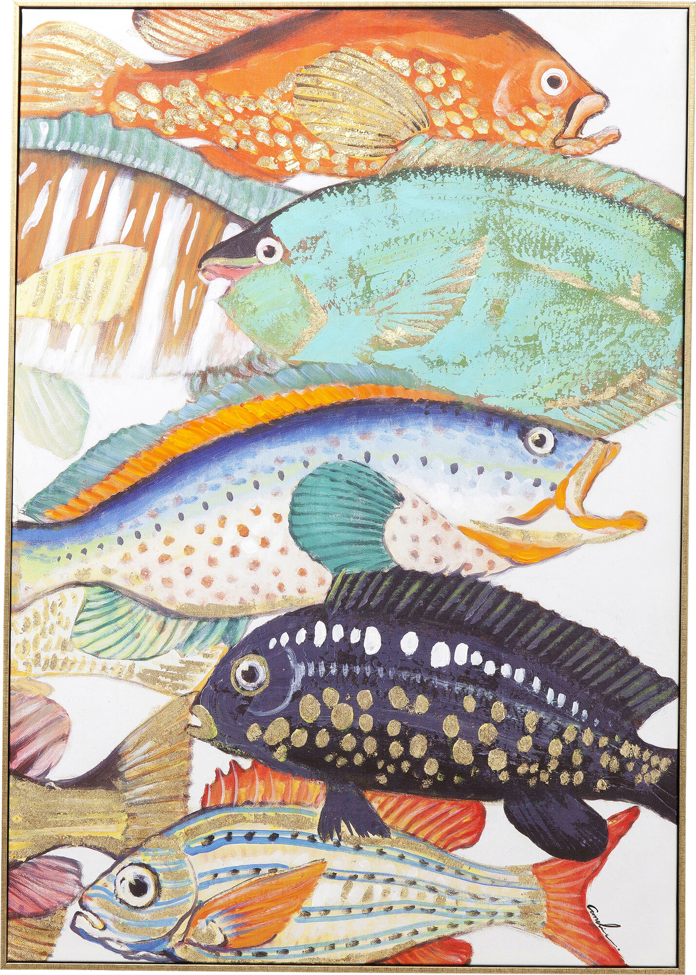 Bild Touched Fish Meeting Two 75x100cm – Grafik-1.