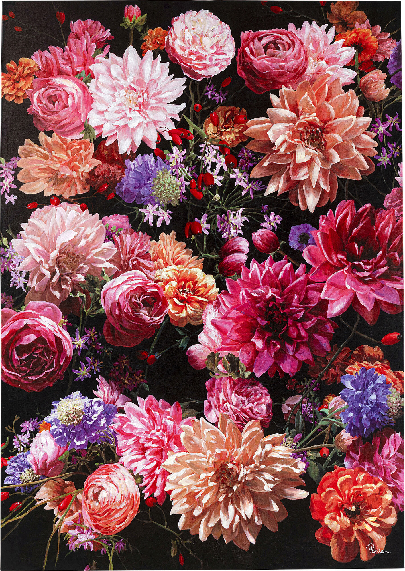 Bild Touched Flower Bouquet 140x200cm – Grafik-1.