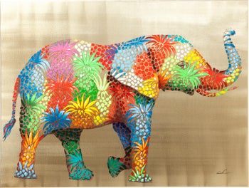 Bild Touched Flower Elefant 120x90cm – Grafik-1.