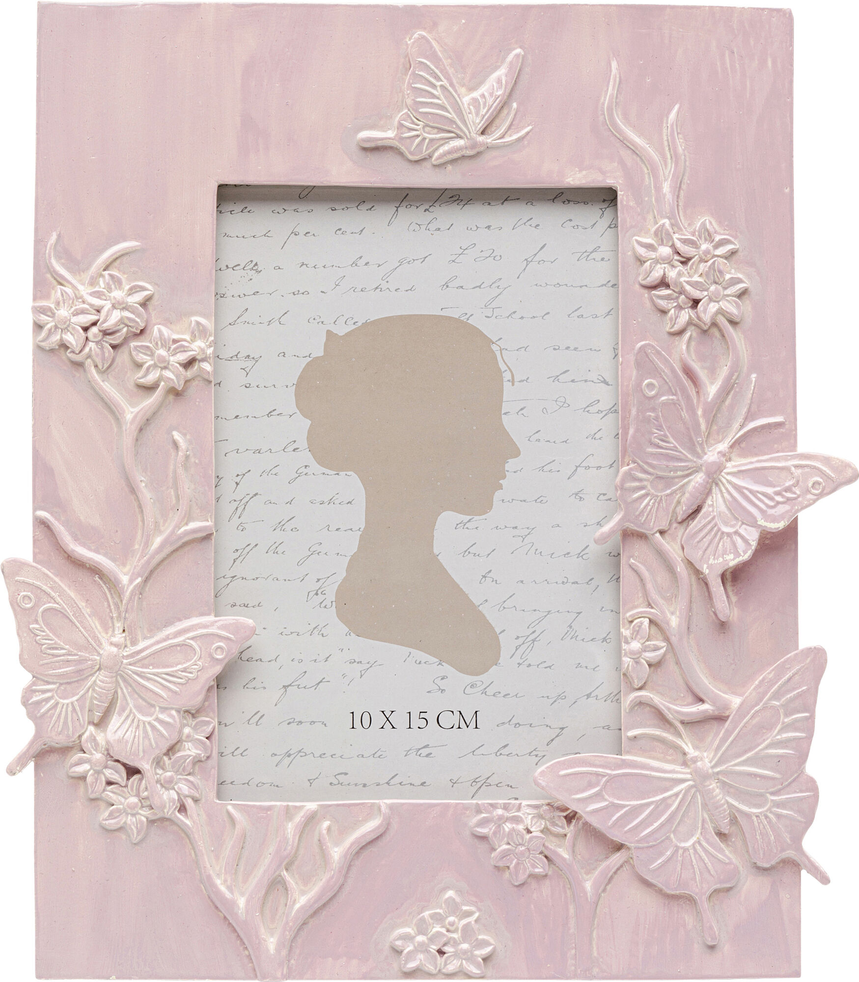 Bilderrahmen Butterfly Rosa 10x15cm – Grafik-1.