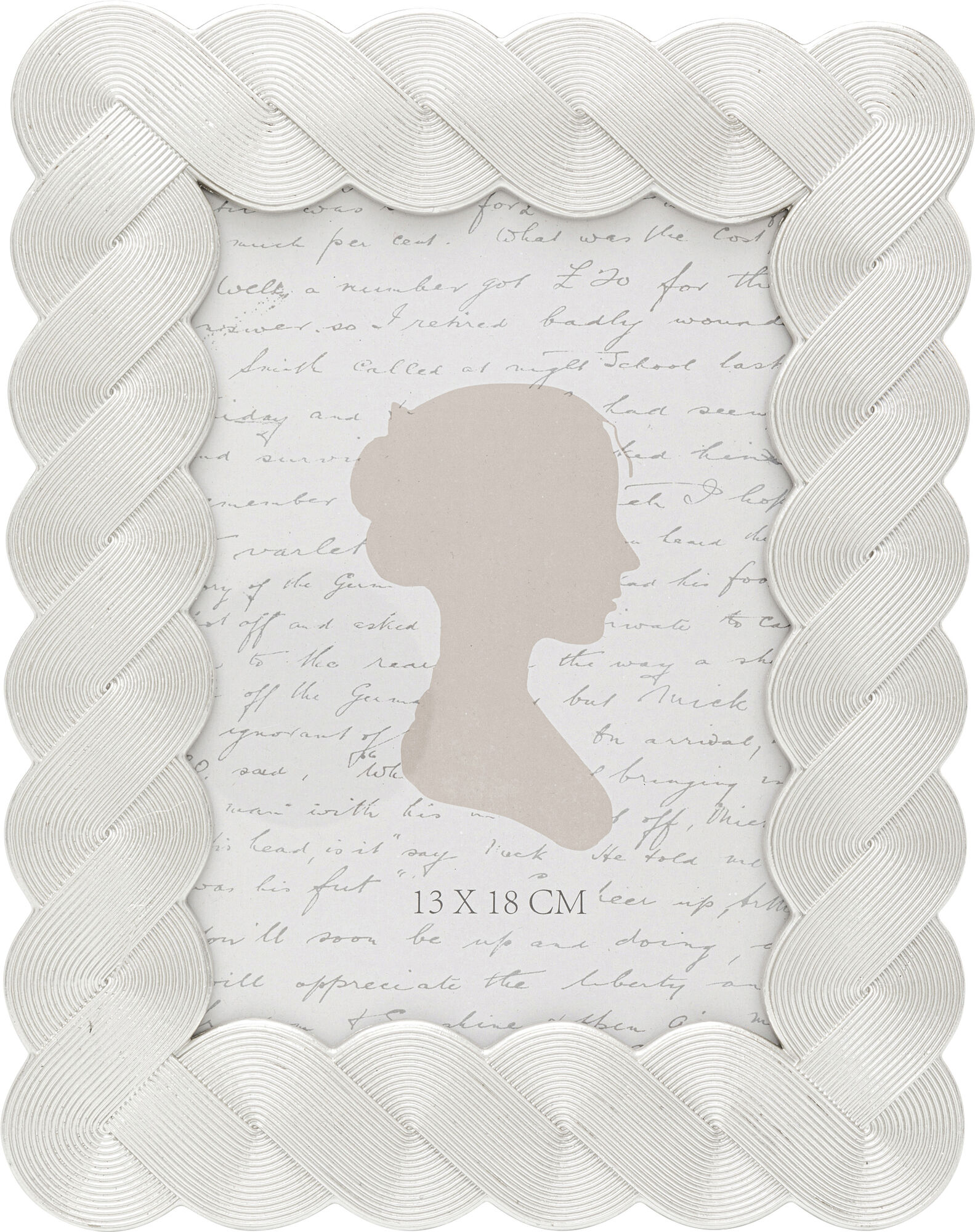 Bilderrahmen Chain Silber 13x18cm – Grafik-1.