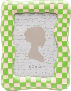 Bilderrahmen Checker Grün 13x18cm – Grafik-1.
