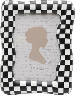 Bilderrahmen Checker Schwarz 13x18cm – Grafik-1.