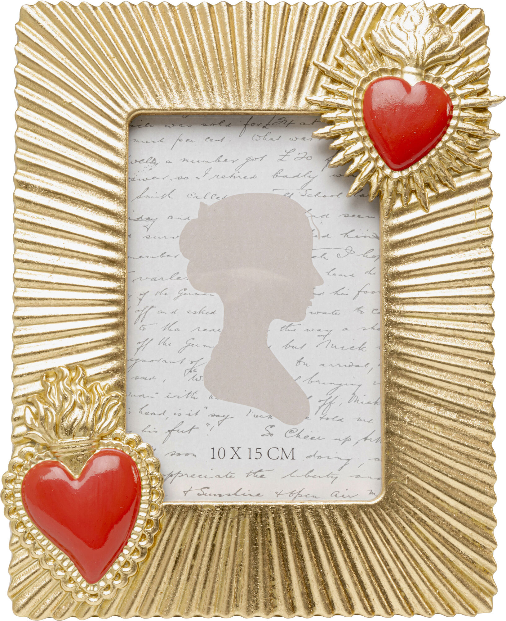 Bilderrahmen Flaming Heart Due 10x15cm – Grafik-1.