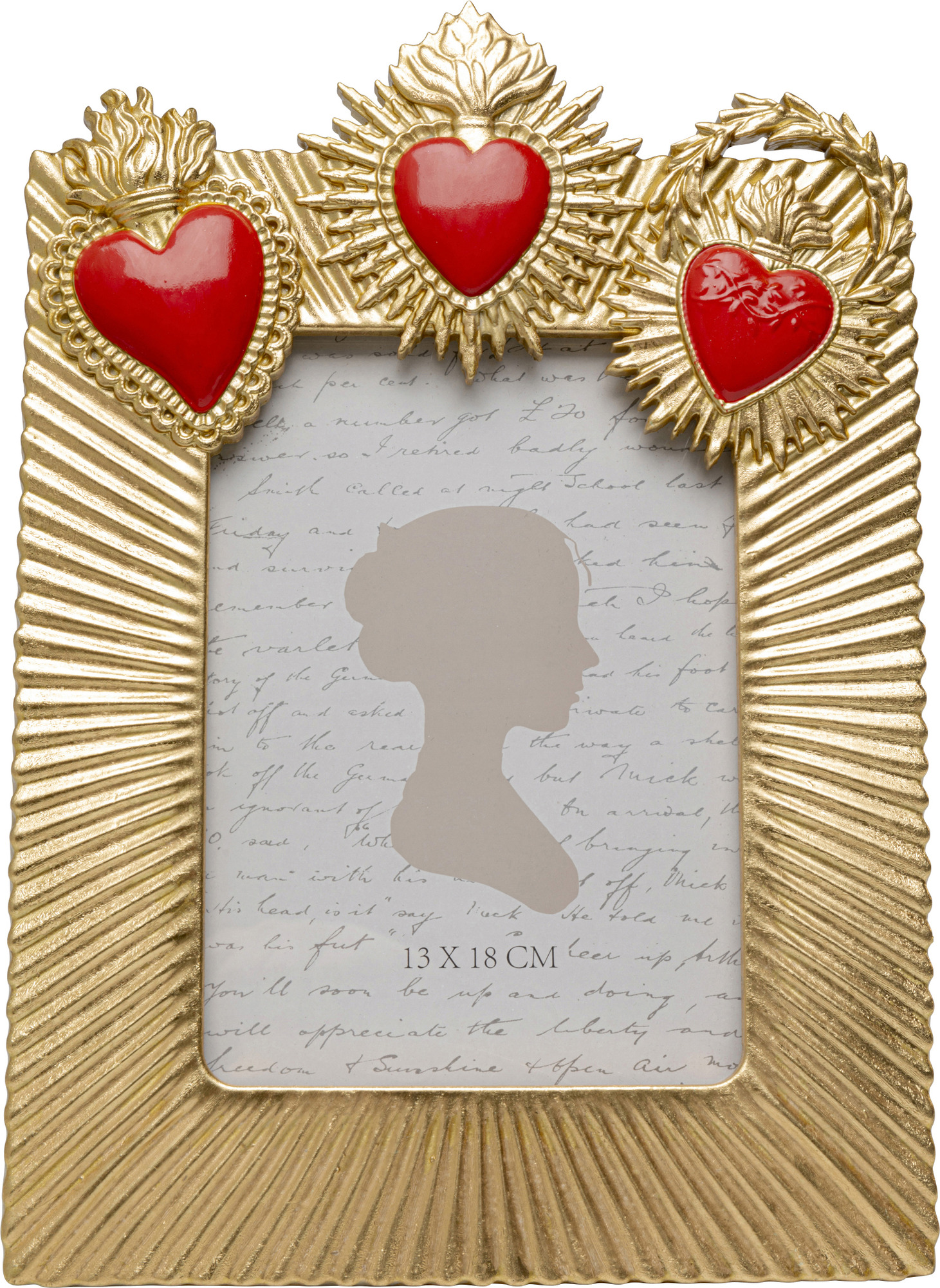 Bilderrahmen Flaming Heart Tre 13x18cm
