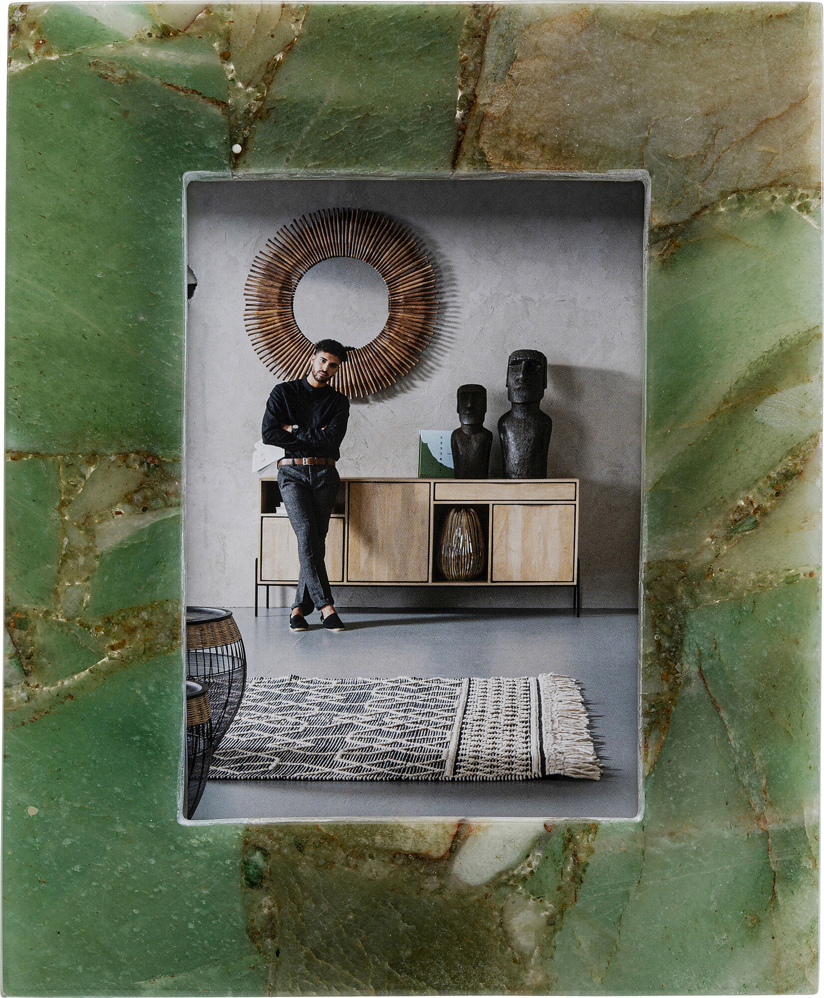 Bilderrahmen Francis Achat Grün 13x18cm – Grafik-1.
