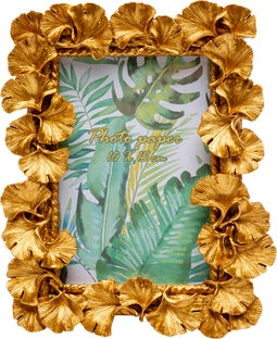 Bilderrahmen Ginkgo Leaf Gold 17x20cm – Grafik-1.