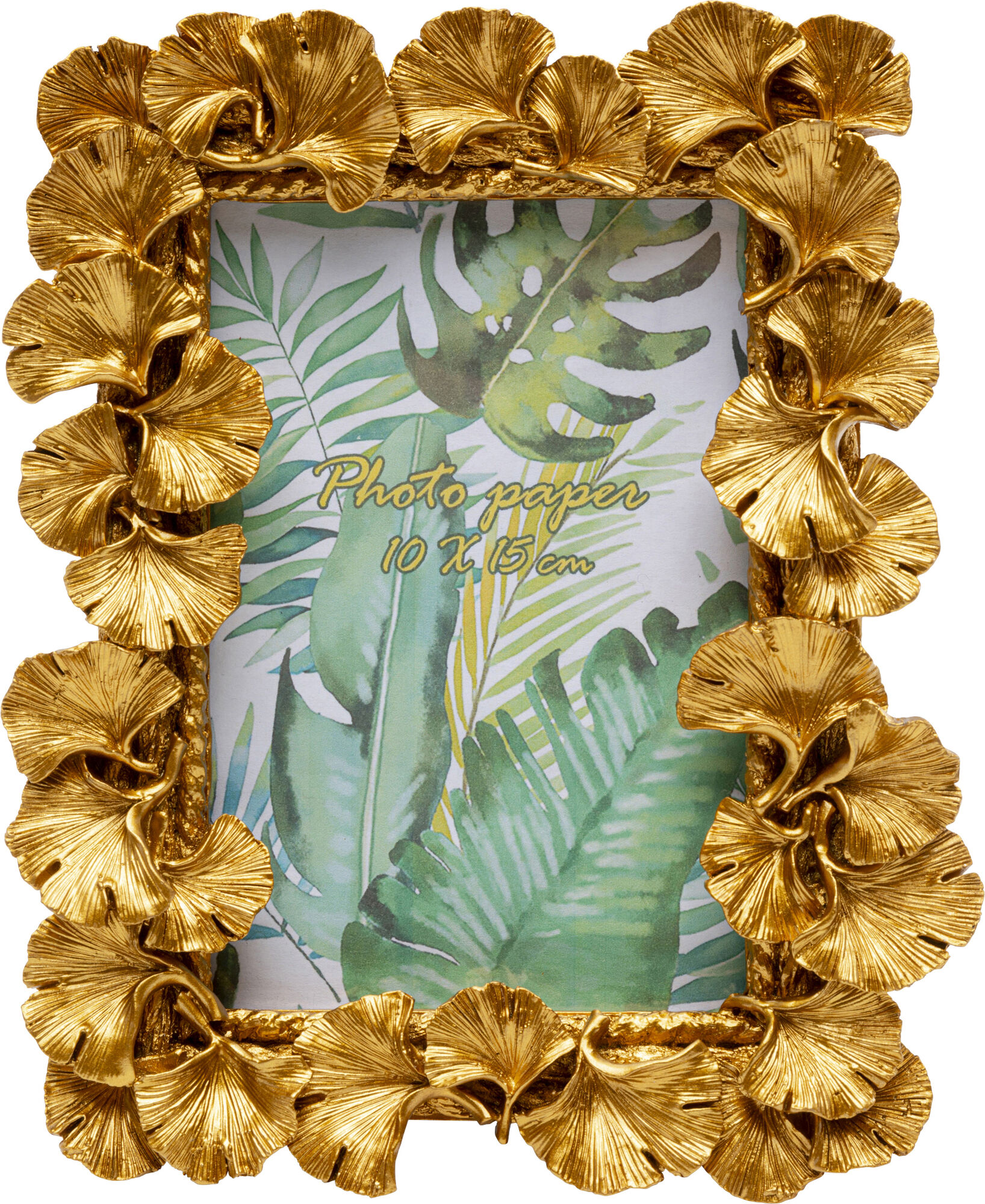 Bilderrahmen Ginkgo Leaf Gold 17x20cm – Grafik-1.