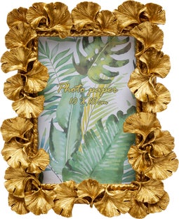 Bilderrahmen Ginkgo Leaf Gold 17x20cm – Grafik-1.