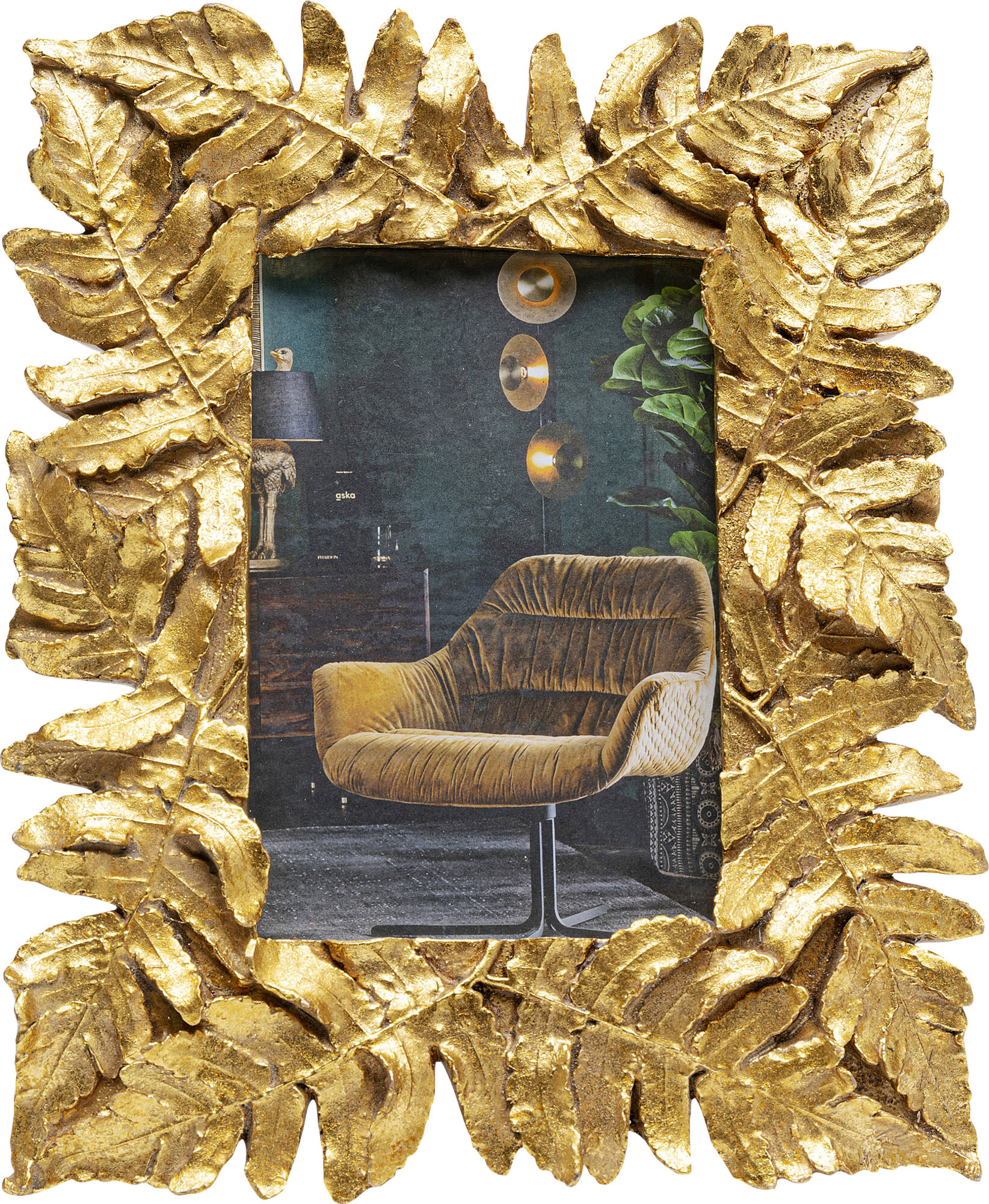 Bilderrahmen Gold Leaves 10x15cm – Grafik-1.