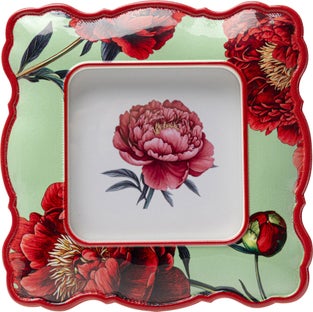 Bilderrahmen Peonies Grün 10x10cm – Grafik-1.