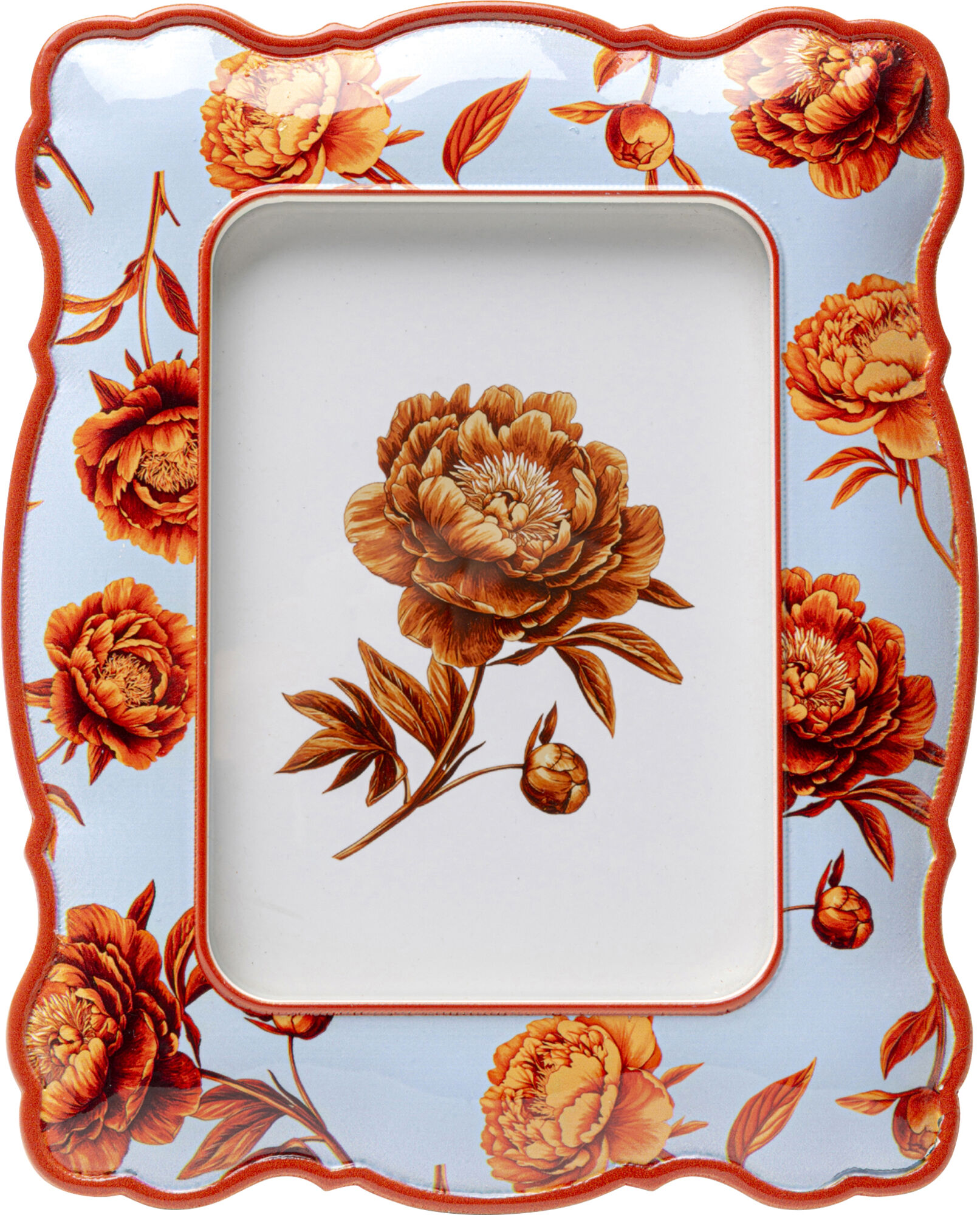 Bilderrahmen Peonies Hellblau 13x18cm – Grafik-1.