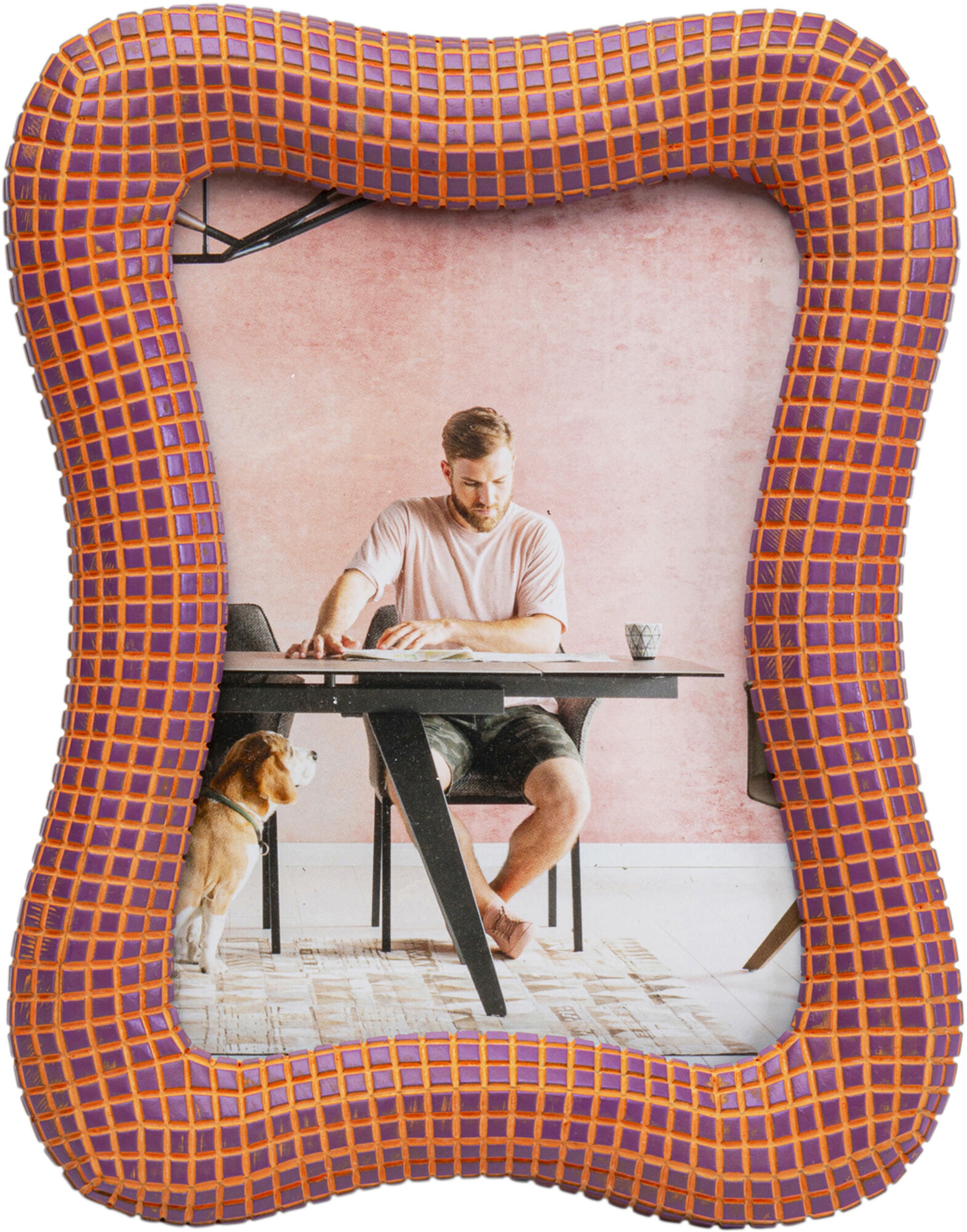 Bilderrahmen Wavy Orange 18x23cm – Grafik-1.