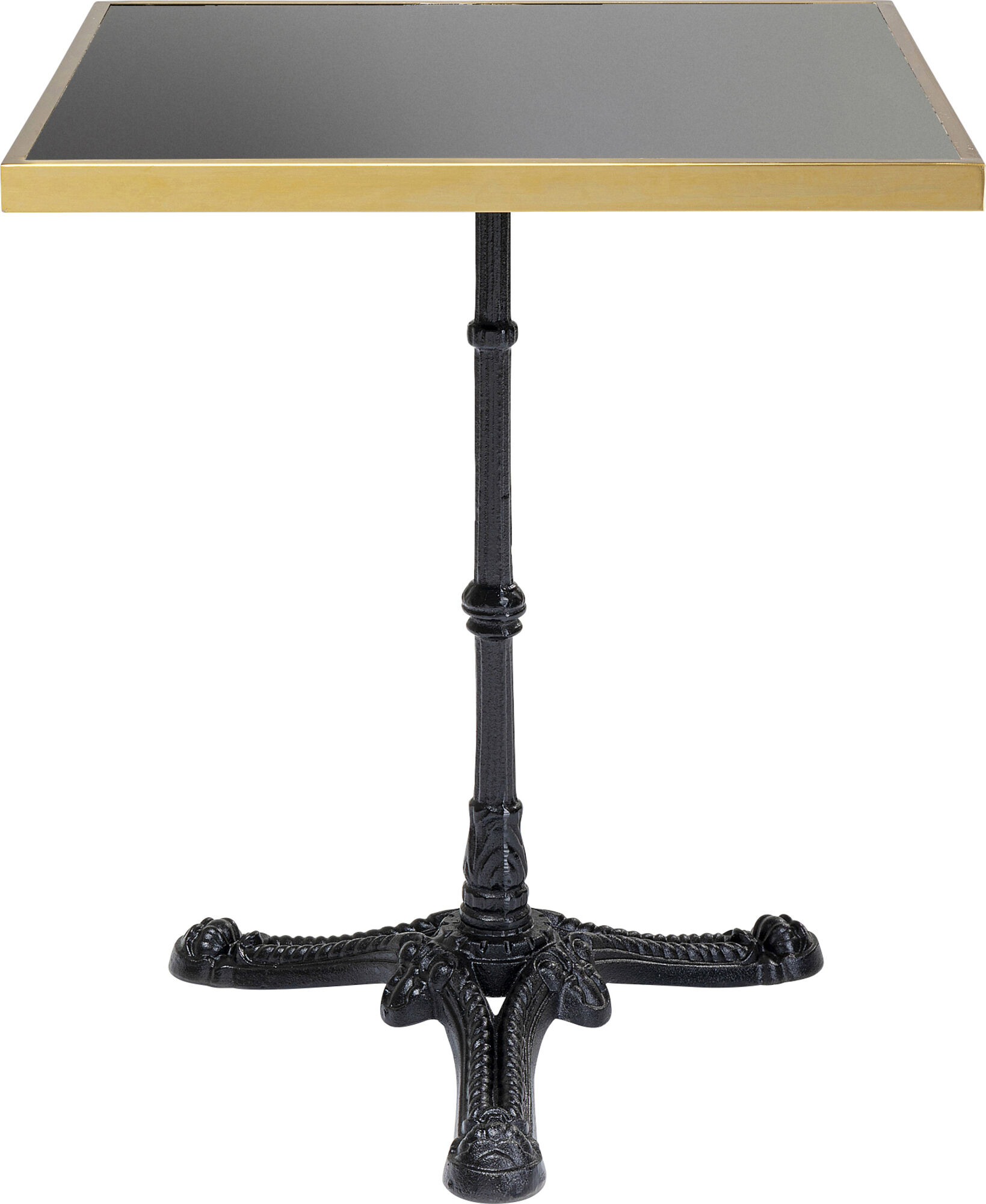 Bistrotisch Kaffeehaus Rim Square Schwarz 60x60 – Grafik-1.