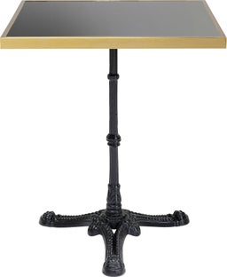 Bistrotisch Kaffeehaus Rim Square Schwarz 60x60 – Grafik-1.