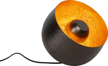Bodenleuchte Apollon Smooth Schwarz Ø28cm – Grafik-1.