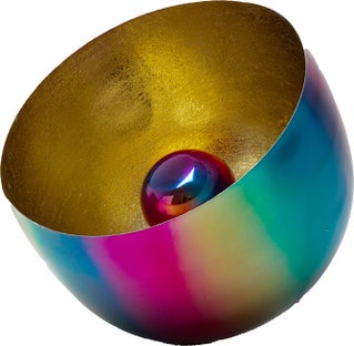 Bodenleuchte Rainbow Gold Ø35cm – Grafik-1.