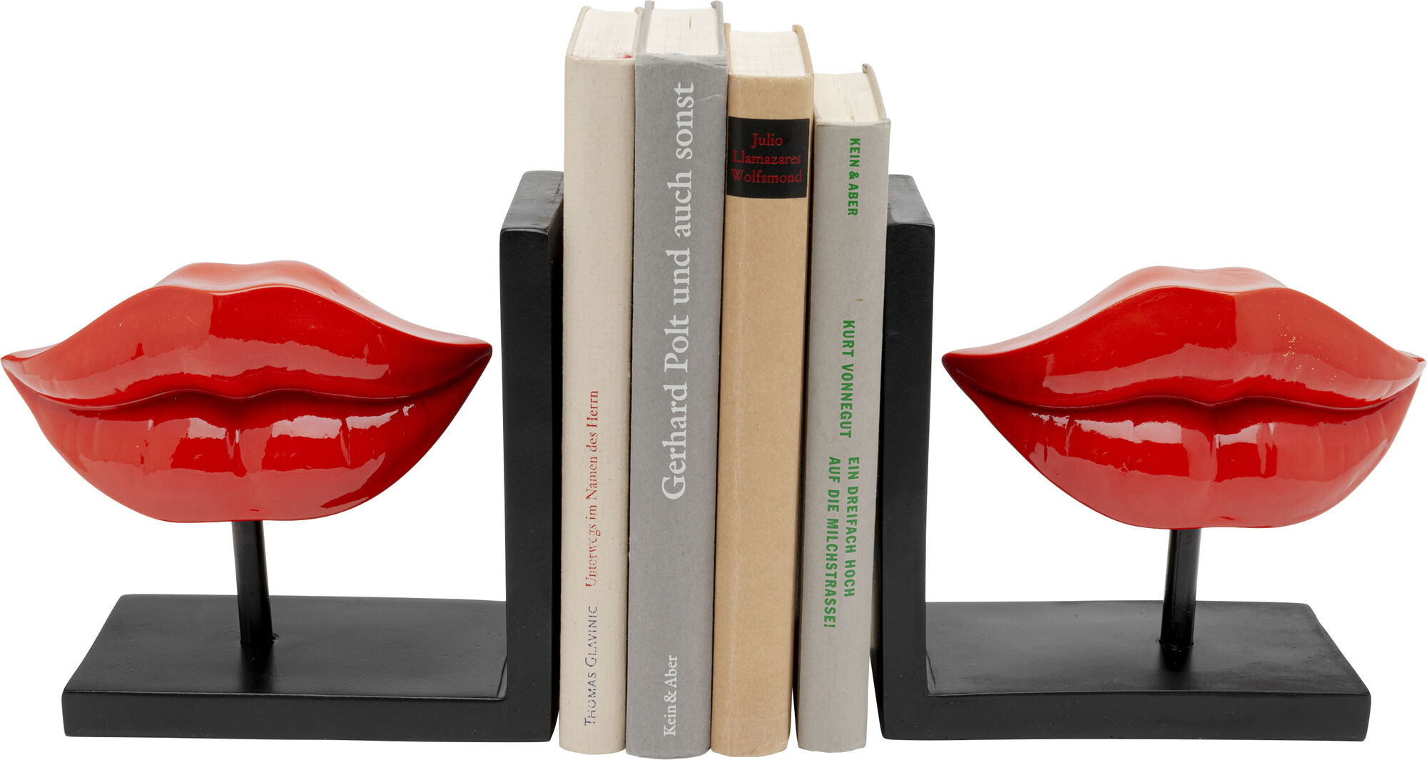 Buchstütze Lips Rot (2/Set) – Grafik-1.