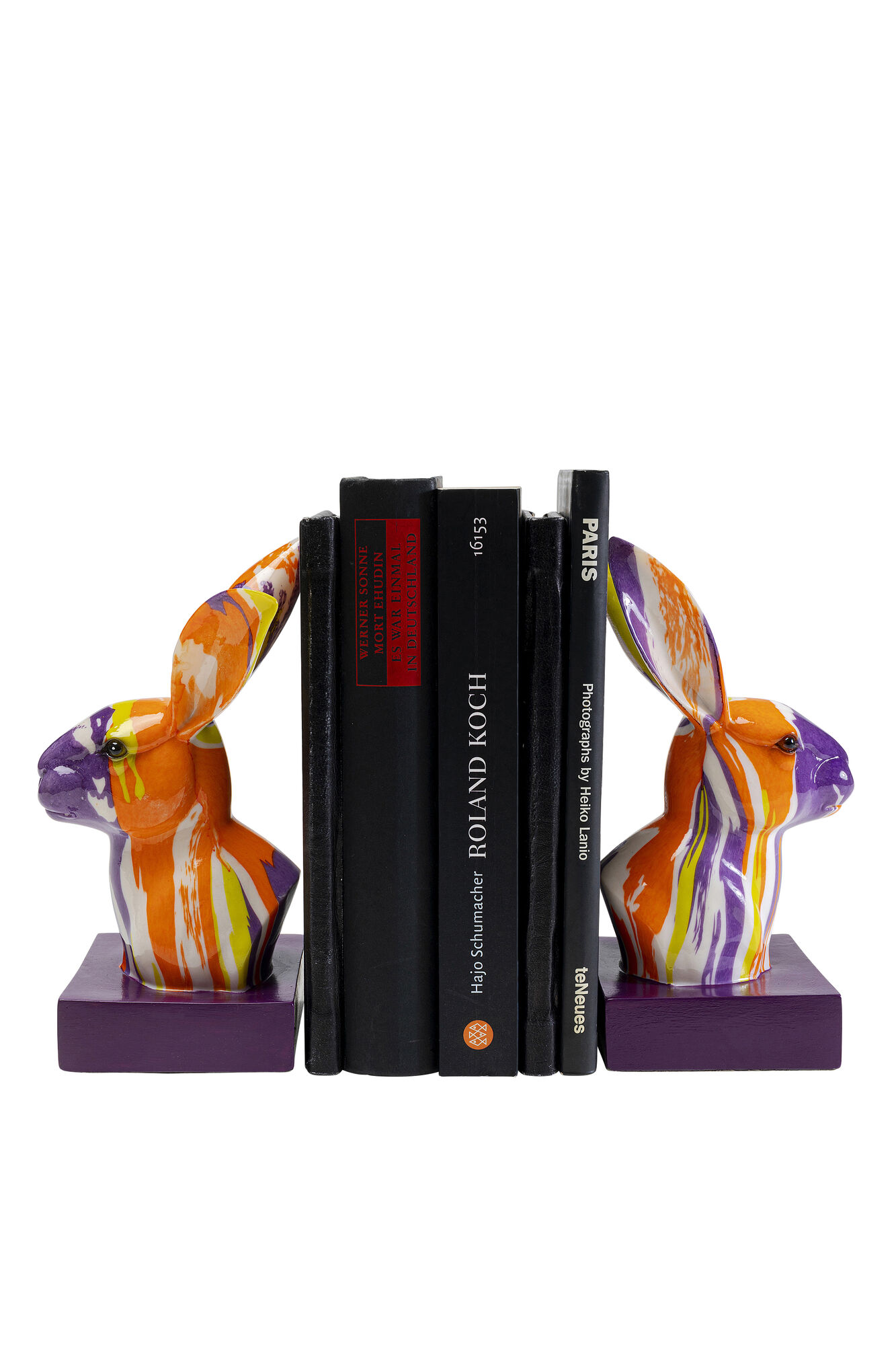 Buchstütze Rabbit Holi (2/Set) – Grafik-1.