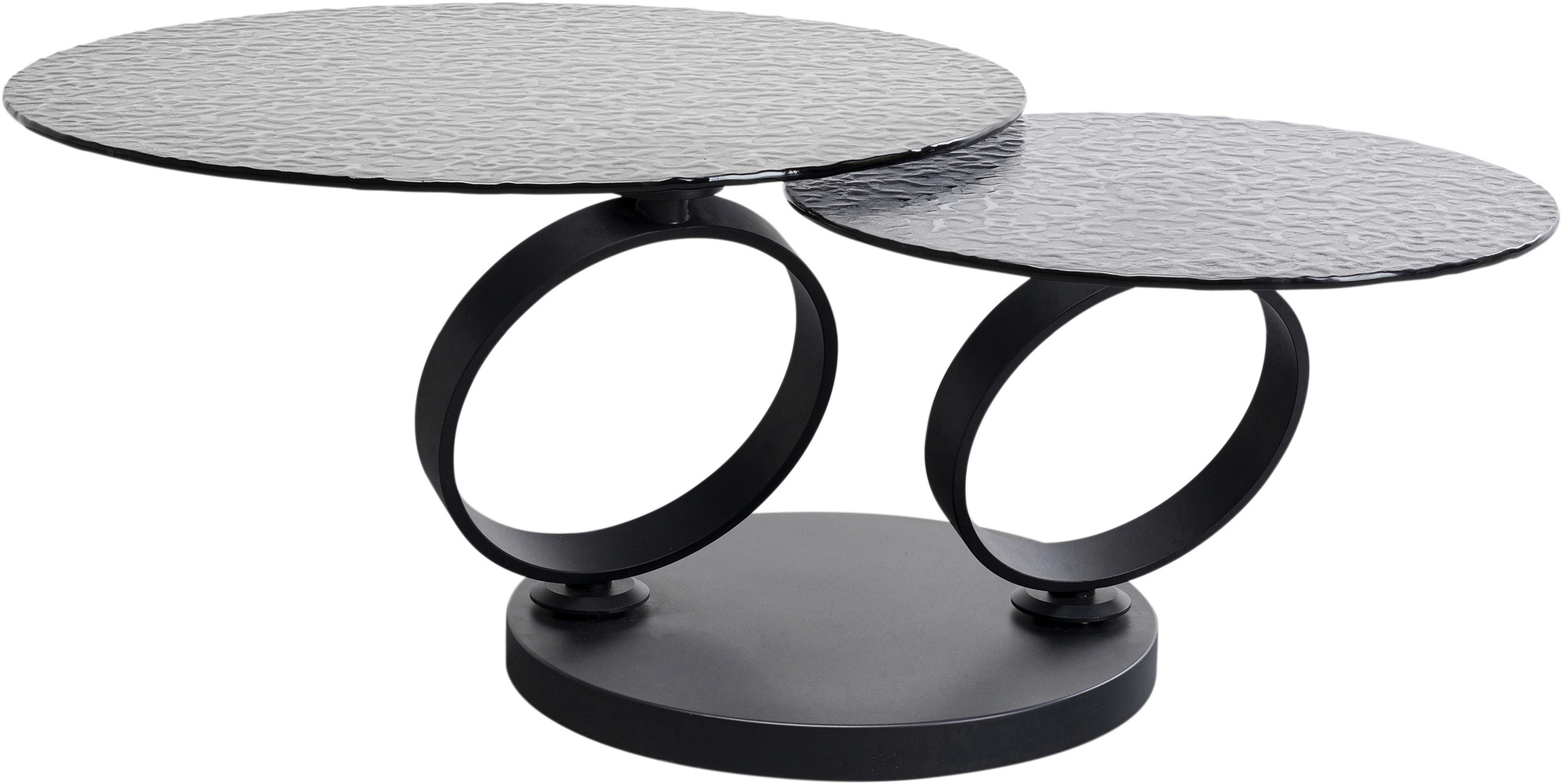 Couchtisch Beverly Bubble Schwarz 133x80cm