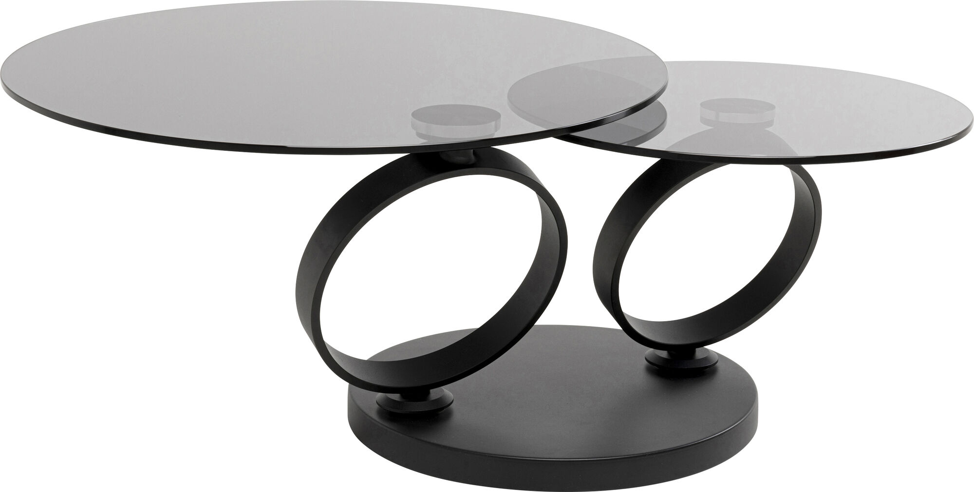 Couchtisch Beverly Smoke Schwarz 132x80cm – Grafik-1.