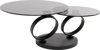 Couchtisch Beverly Smoke Schwarz 132x80cm – Grafik-1.