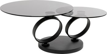 Couchtisch Beverly Smoke Schwarz 132x80cm – Grafik-1.