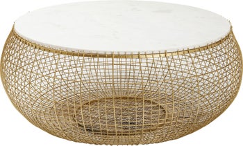 Couchtisch Cesta Marmor Gold Ø100cm – Grafik-1.