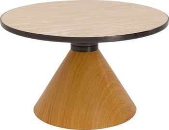 Couchtisch Cono Eiche Travertin Ø70cm – Grafik-1.